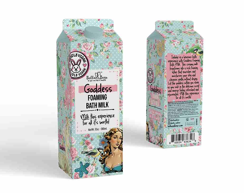 12oz Goddess Foaming Bath Milk