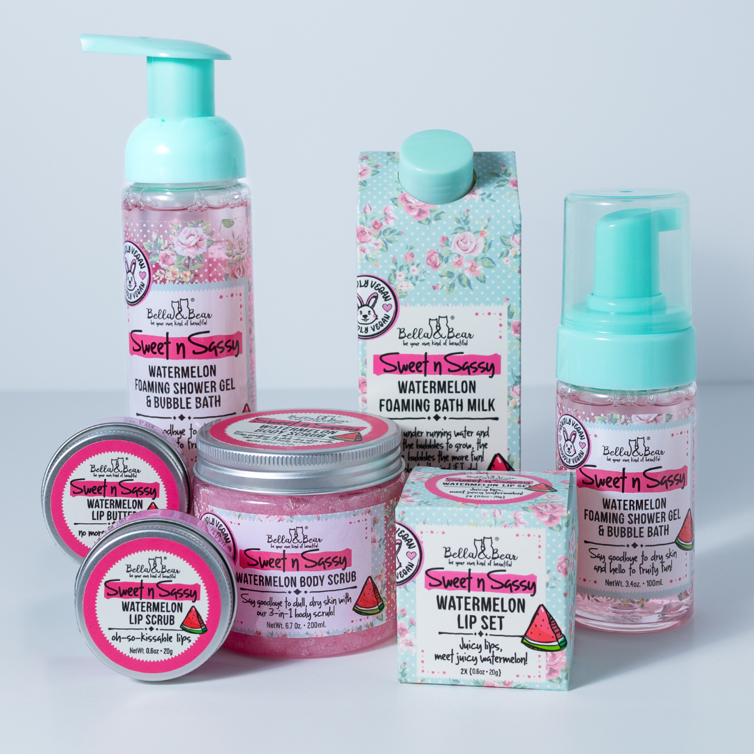 Sweet 'n' Sassy Mini Foaming Shower Gel & Bubble Bath