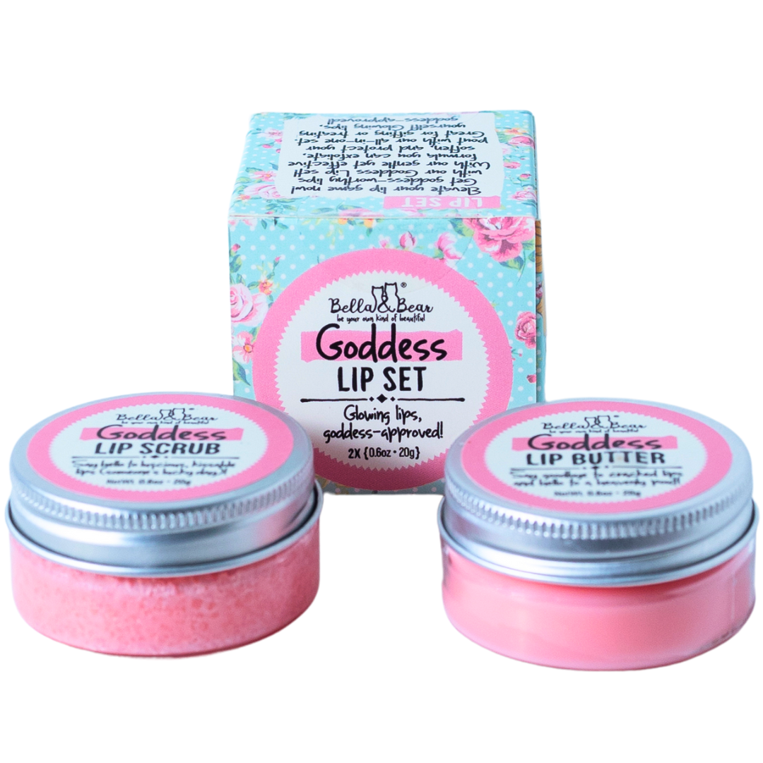 Goddess Lip Set - Lip Scrub & LIp Butter