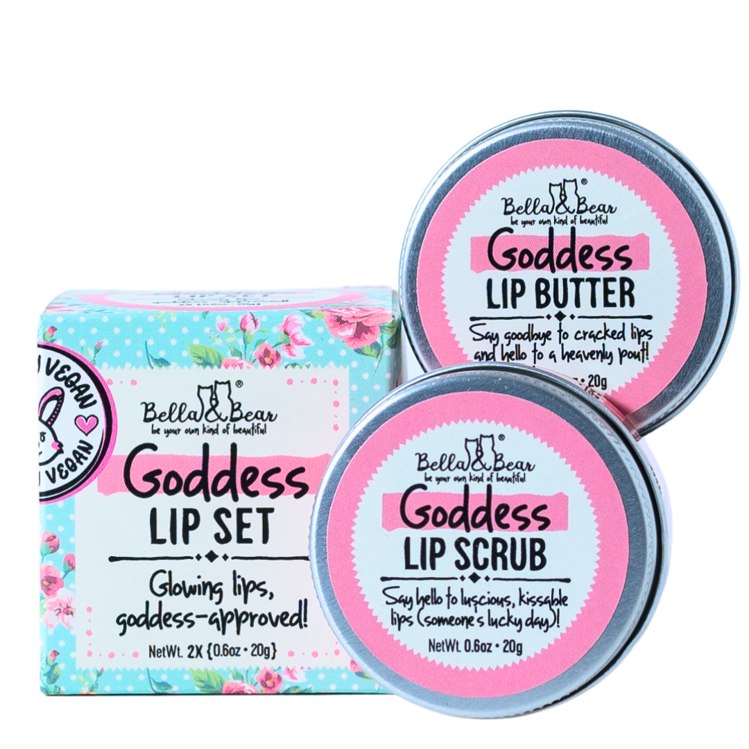 Goddess Lip Set - Lip Scrub & LIp Butter