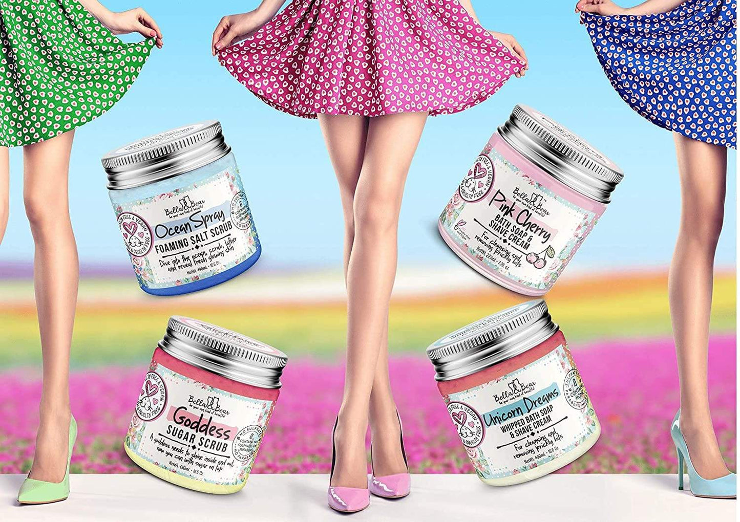 Bella and Bear Bath & Body Care Goddess Sugar Scrub 3.4oz x 24 - C