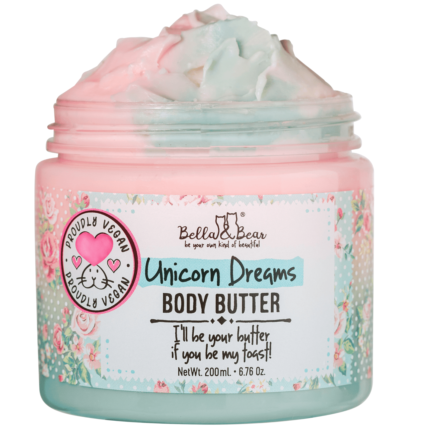 Bella and Bear Bath & Body Care 6.7oz Cruelty free & Vegan Unicorn Dreams Body Butter x 12 units per case