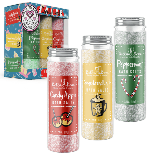 Bella and Bear Bath & Body Care 6 x 2oz Candy Land Bath Salts - Ltd Holiday Edition X 12 - C