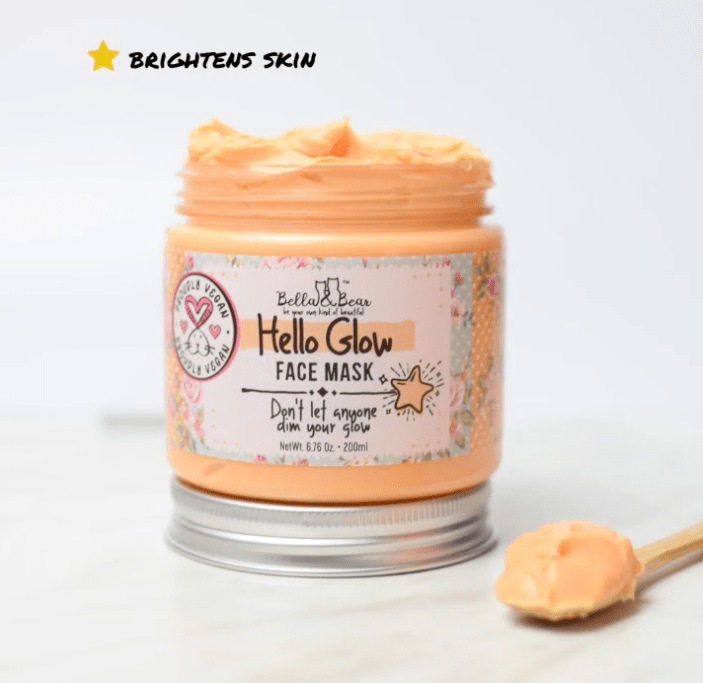 Bella and Bear Facial Care Hello Glow Face Mask 6.7oz X 12