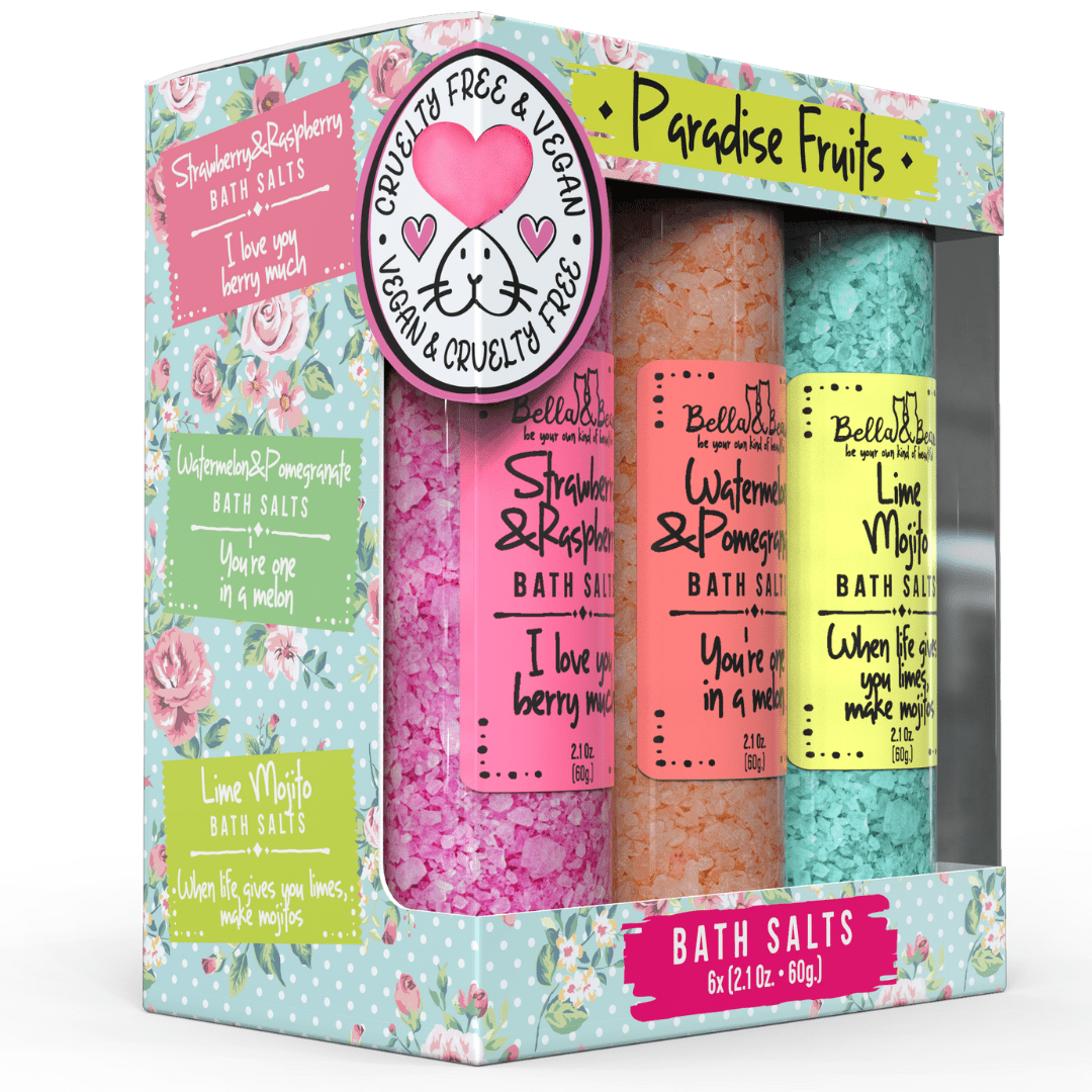 Bella and Bear Bath & Body Care Paradise Fruits Bath Salts X 12 units per case