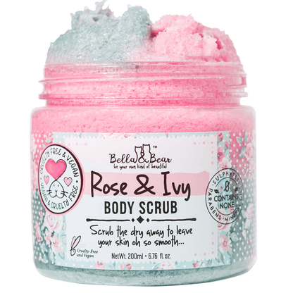 Bella and Bear Skin Care Rose & Ivy Body Scrub 6.7oz X 6 Units per case